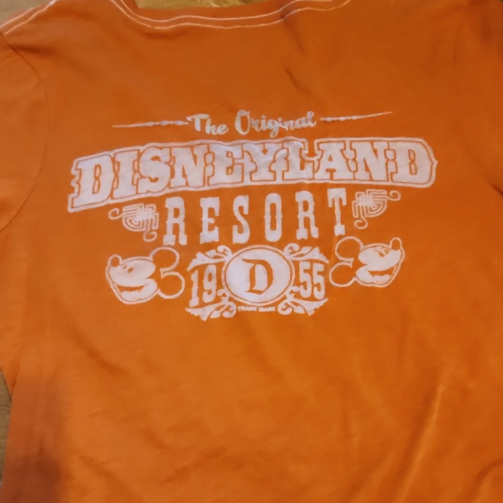 Disney Parks Orange Tee - Picture 4 of 4